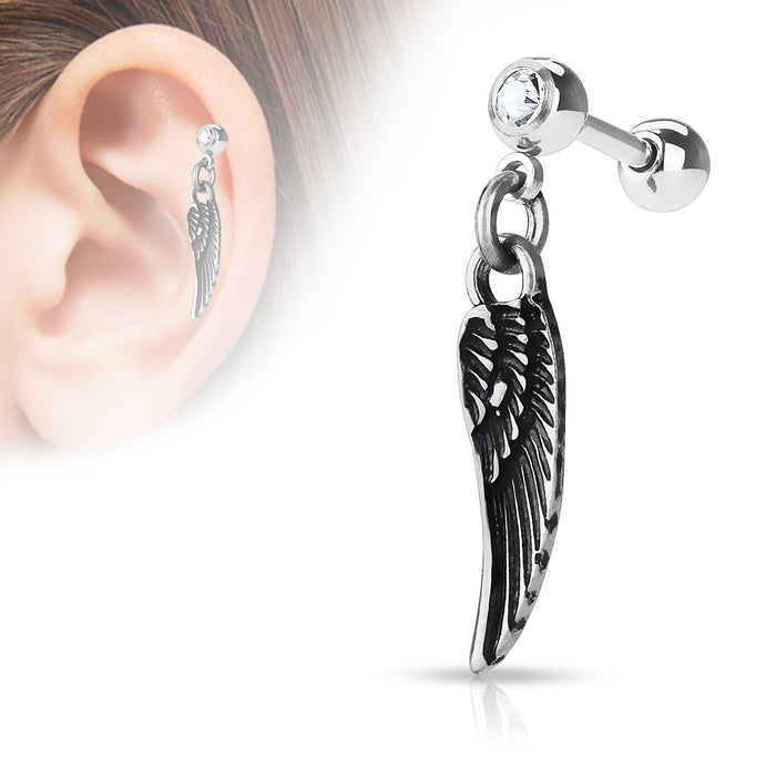 ANGEL WING OLD-SILVER