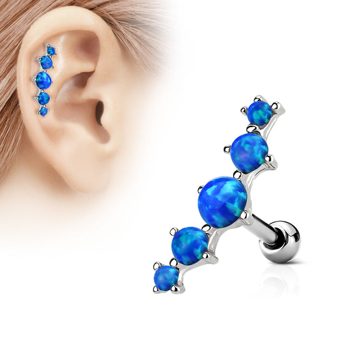 Cartilago Five Opal Blue