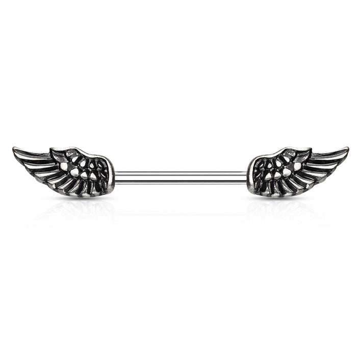 Pezon Ring Zilver Wings