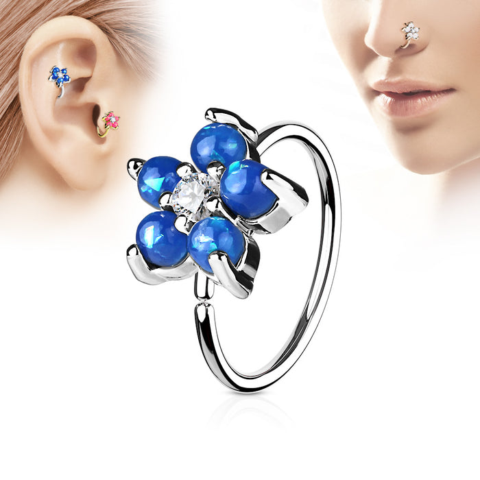 Cartilago/Nariz Blue Flower