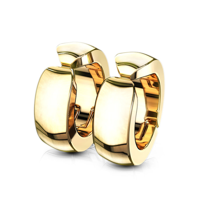 GOLD HOOPS FALSO ARETE